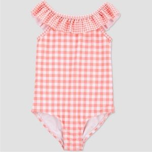 Toddler Girl  Carter’s Gingham Swimsuit